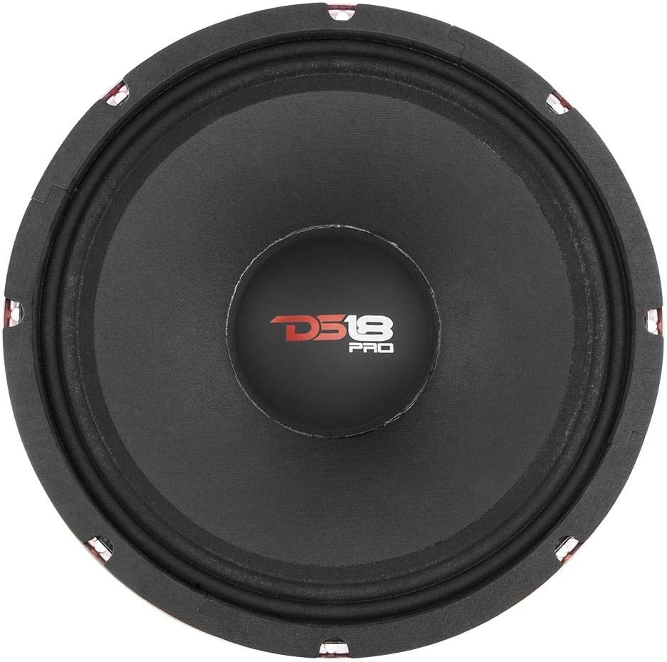 12 Midrange Red Steel Basket 900W Max 300W RMS 8 Ohms Car Speaker G775016