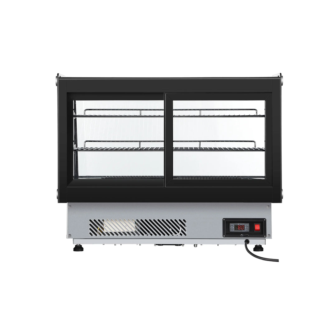 Drop-In Countertop Display Refrigerator in Black A7554