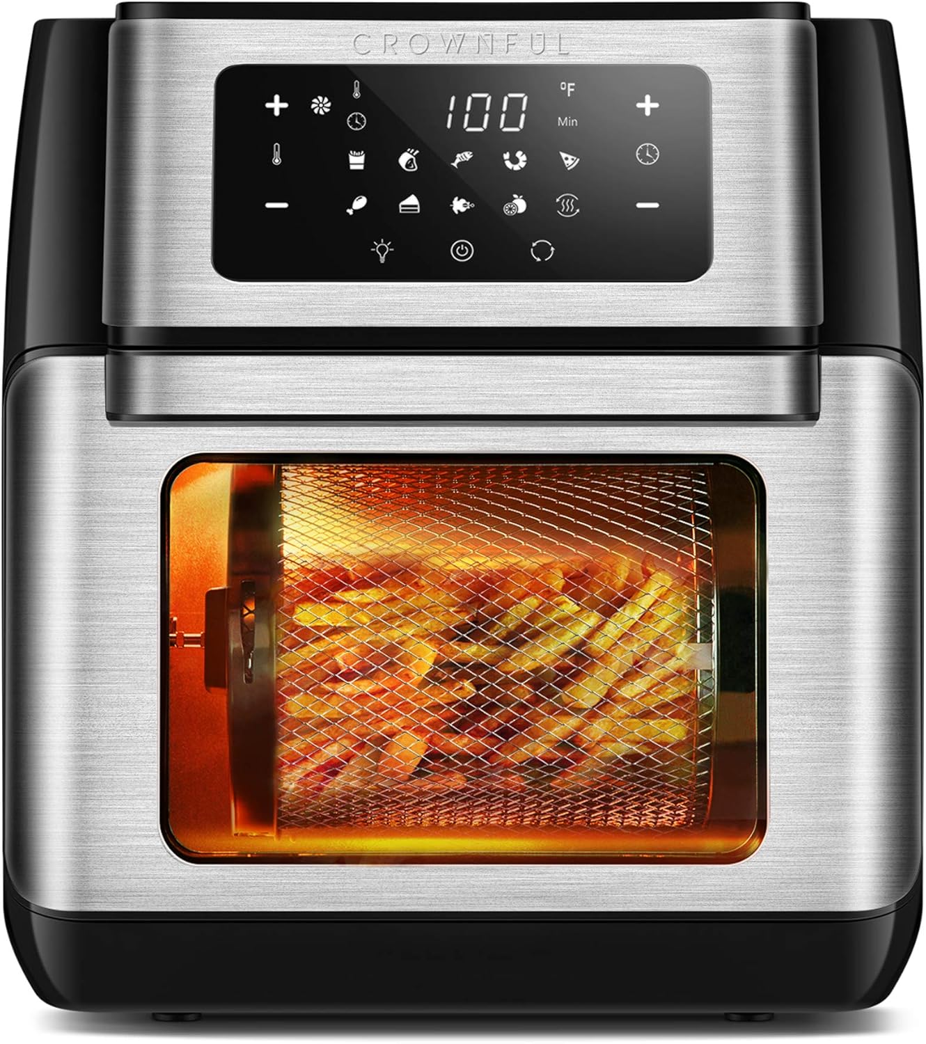 10.6 Quart 10-in-1 Air Fryer Toaster Oven with Rotisserie and Dehydrator S987
