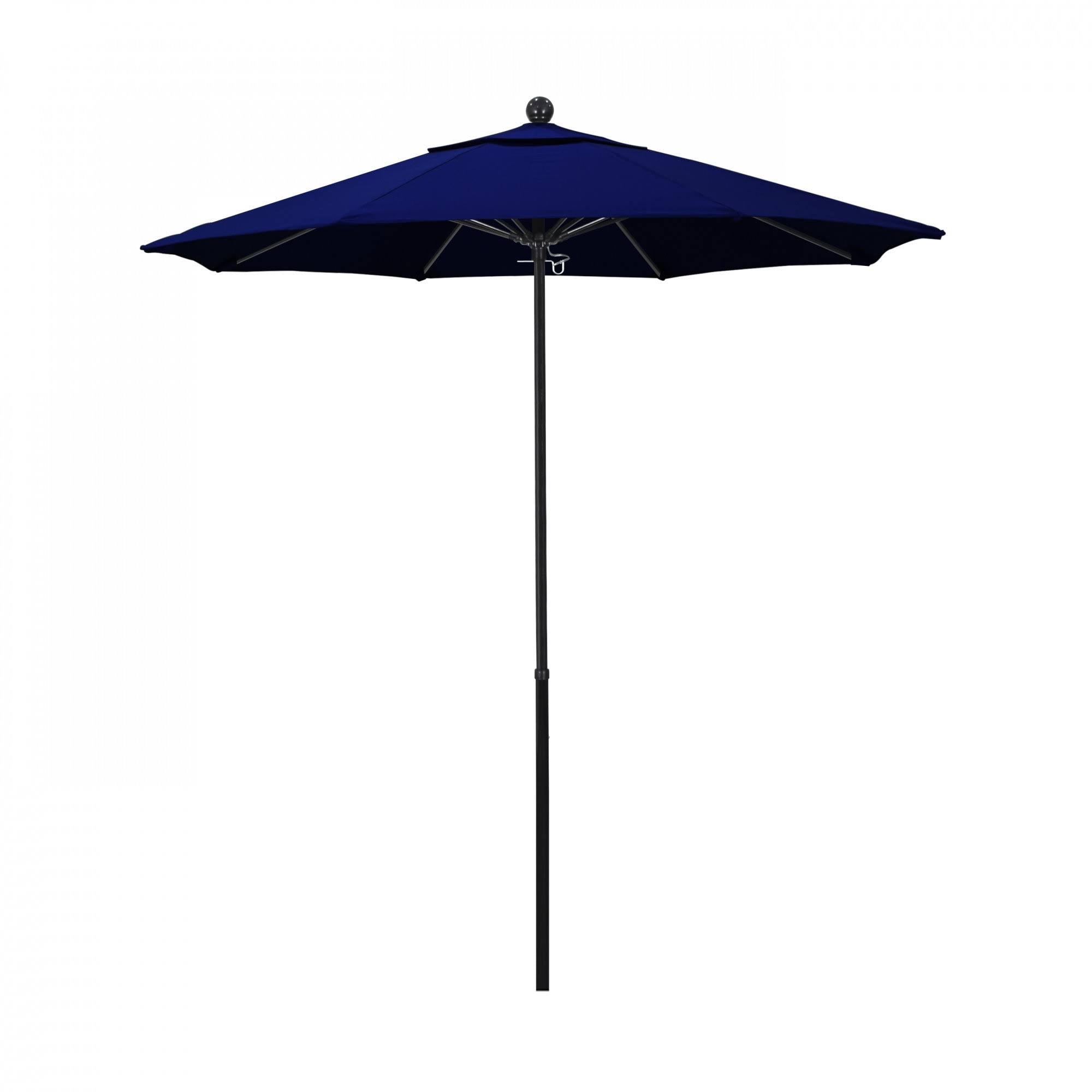 Fiberglass Pole Patio Umbrella, True Blue, 7.5 S335839