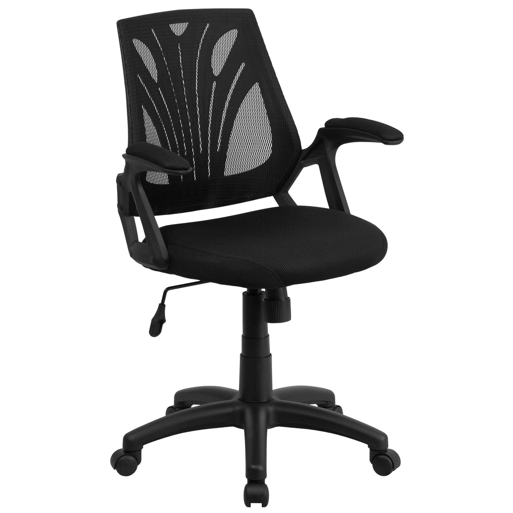 Black Mesh Chair with Mesh Seat M325
