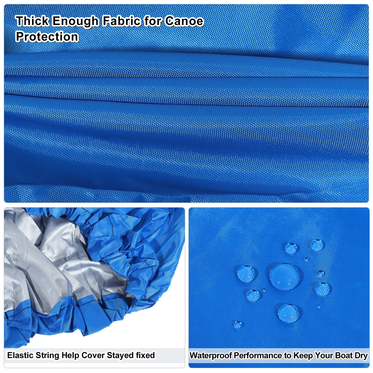 Blue Waterproof Kayak Cover 9.3-10.7ft L5092