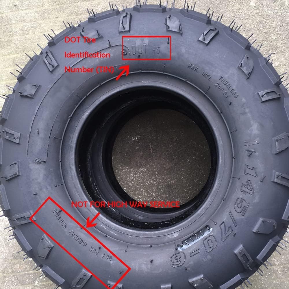 26x11-14 6PR Tubeless ATV UTV Tires K32969