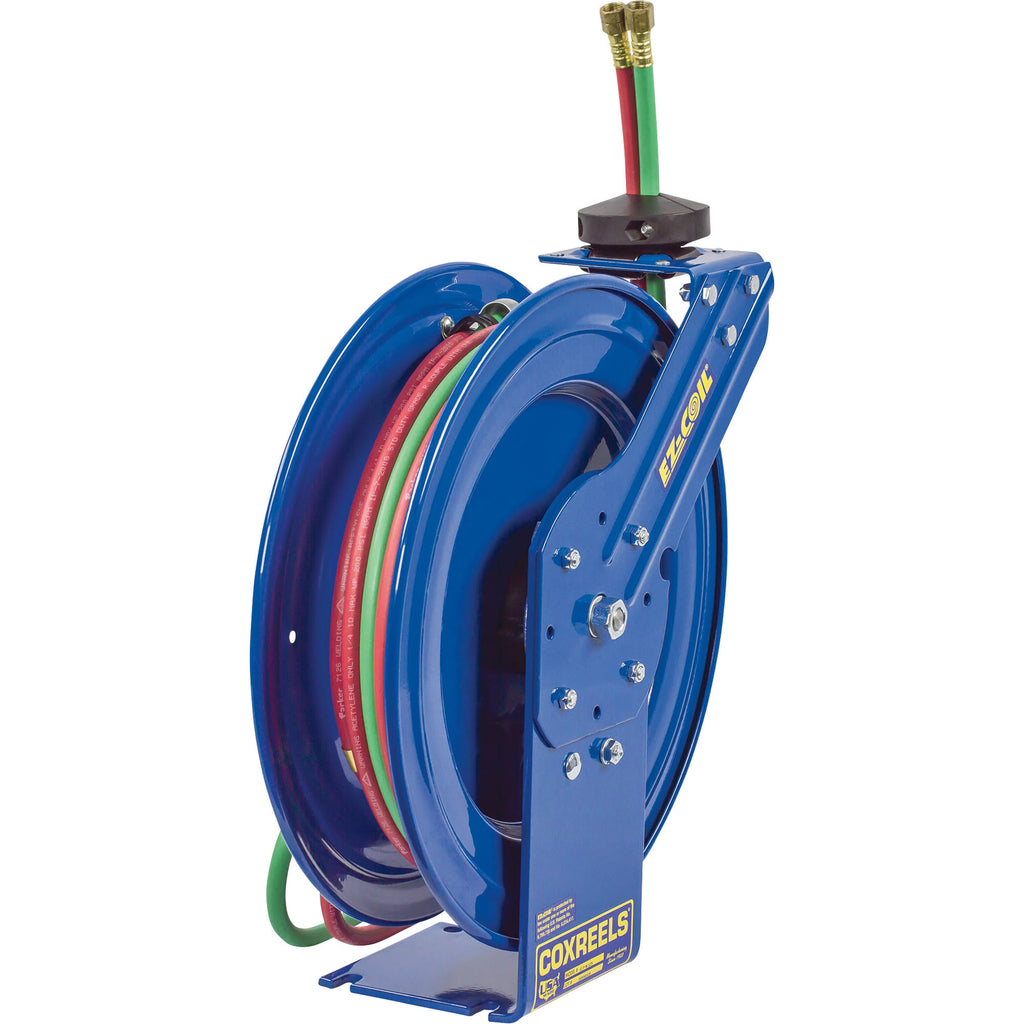 Welding Reel with 25 ft 1/4 Dual Fuel Gas Hose Q188125