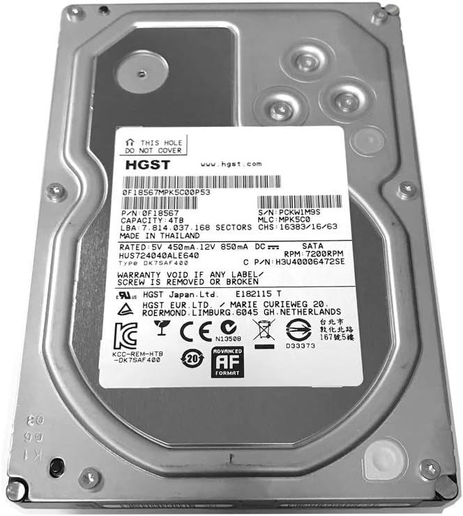 4TB 7200RPM SATA 6.0Gb/s 3.5 inches Internal Enterprise Hard Drive H922
