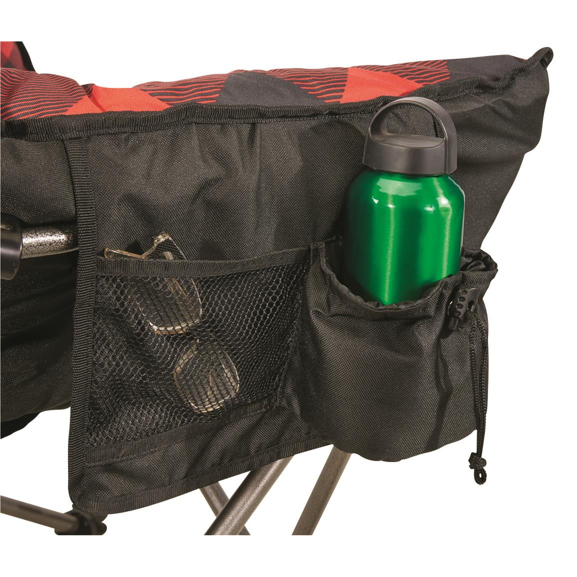 Oversized Folding Camping Chair with Padded Seats, 500-lb. Capacity V73688