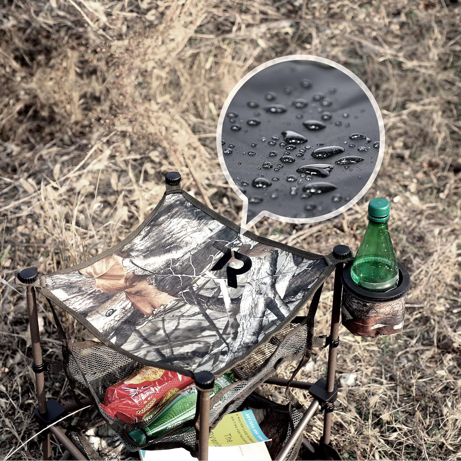 Portable Folding Camping Side Canvas Table 3 Layer D302