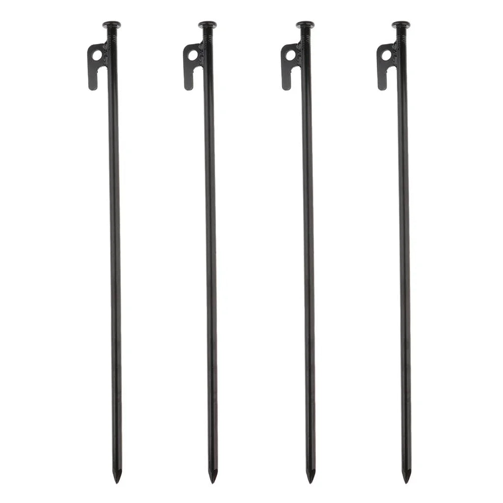 4 Pack Tent Stakes Peg Nails Camping Accessories 40cm I505