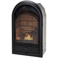 Dual Fuel Ventless Fireplace Insert, 15,000 BTU, Brick Liner F7901
