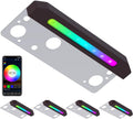 4-Pack 1.5W 7 Inch IP65 Waterproof Step Light, 12V Low Voltage AC/DC, Soft White 2700K F2974