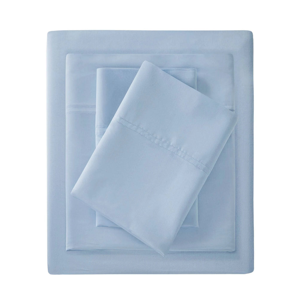 California King Rayon from Bamboo Sheet Set Blue S611