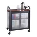 Black Metal Bar Cart K301221