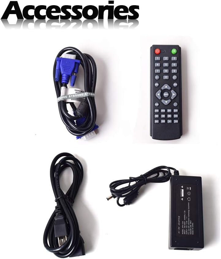 17 inch CCTV Monitor with VGA HDMI AV BNC Audio Ports Built-in Speaker 4:3 HD Display LCD Security Screen Z2891