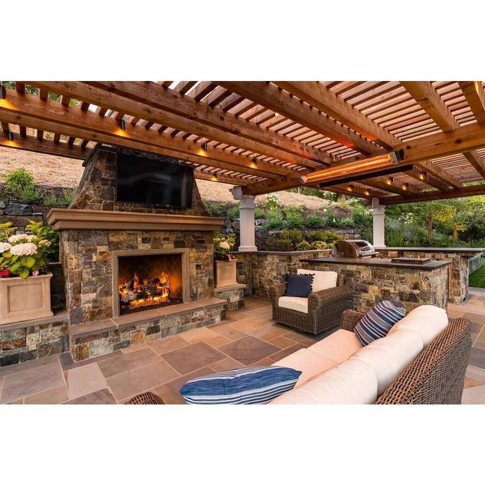 Beige 2000W Electric Infrared Patio Heater T16812
