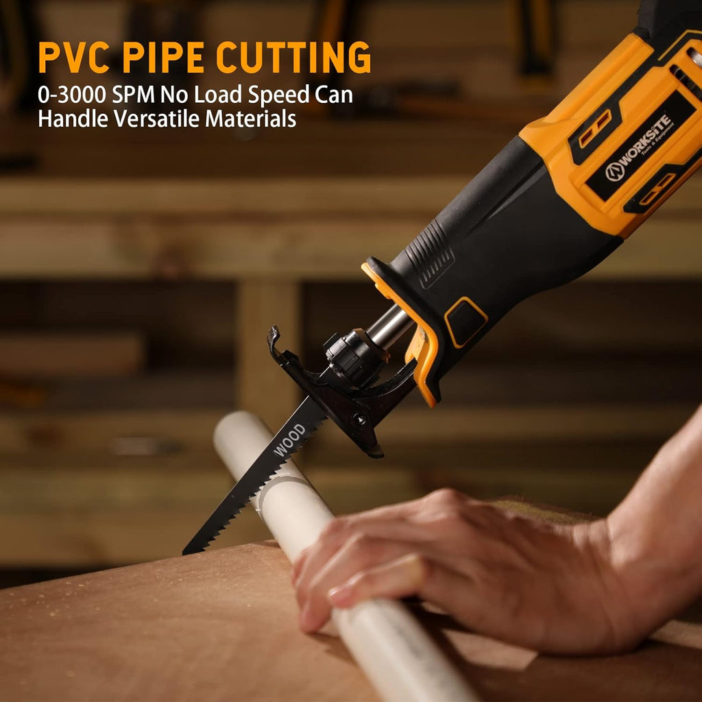 20V Cordless Reciprocating Saw with 2.0Ah Battery & Fast Charger C38449