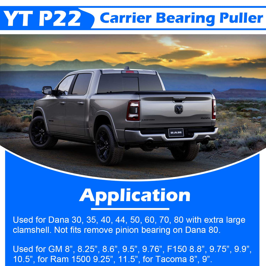 15PCS Differential Carrier Bearing Puller for Dana 30 44 50 60 D2637