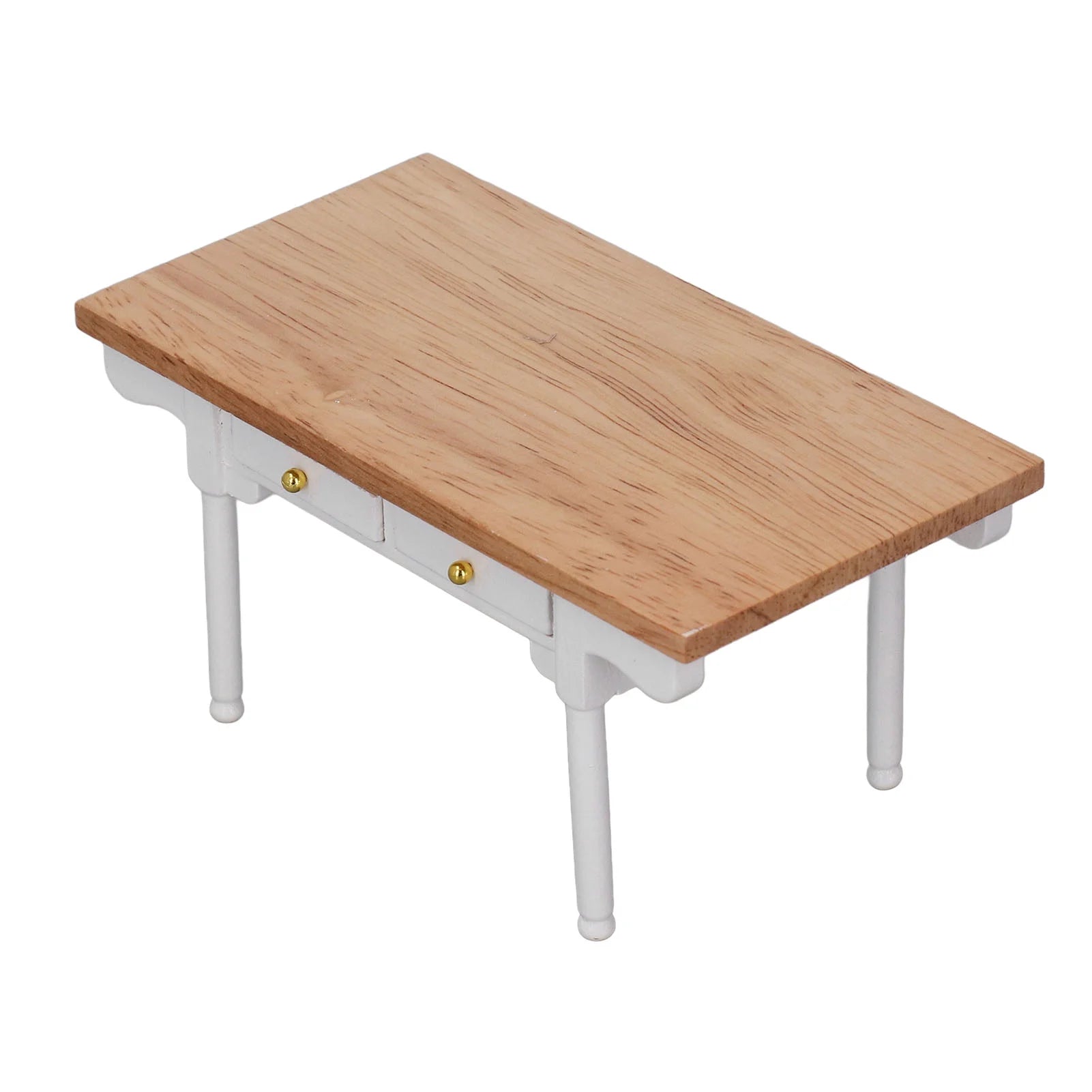 12 Dollhouse Desk Miniature Wooden Table N474