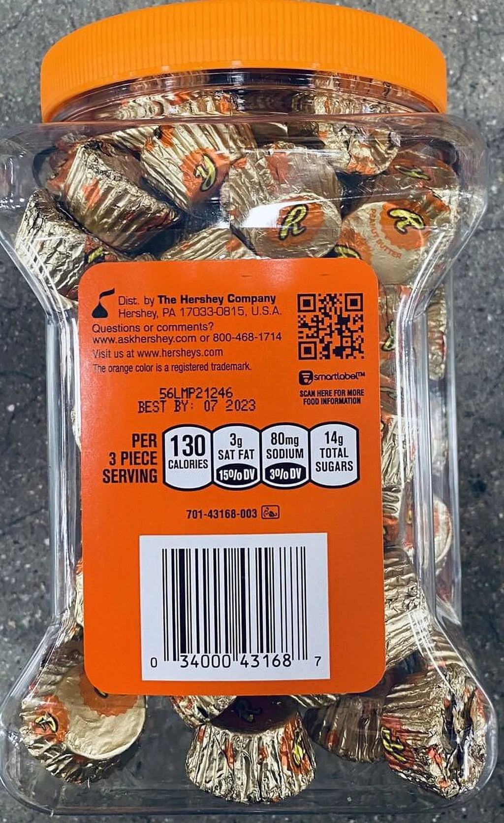 38 Oz Milk Chocolate Peanut Butter Cups N207