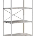 White 4 Tier Freestanding Kitchen Bakers Rack R748811