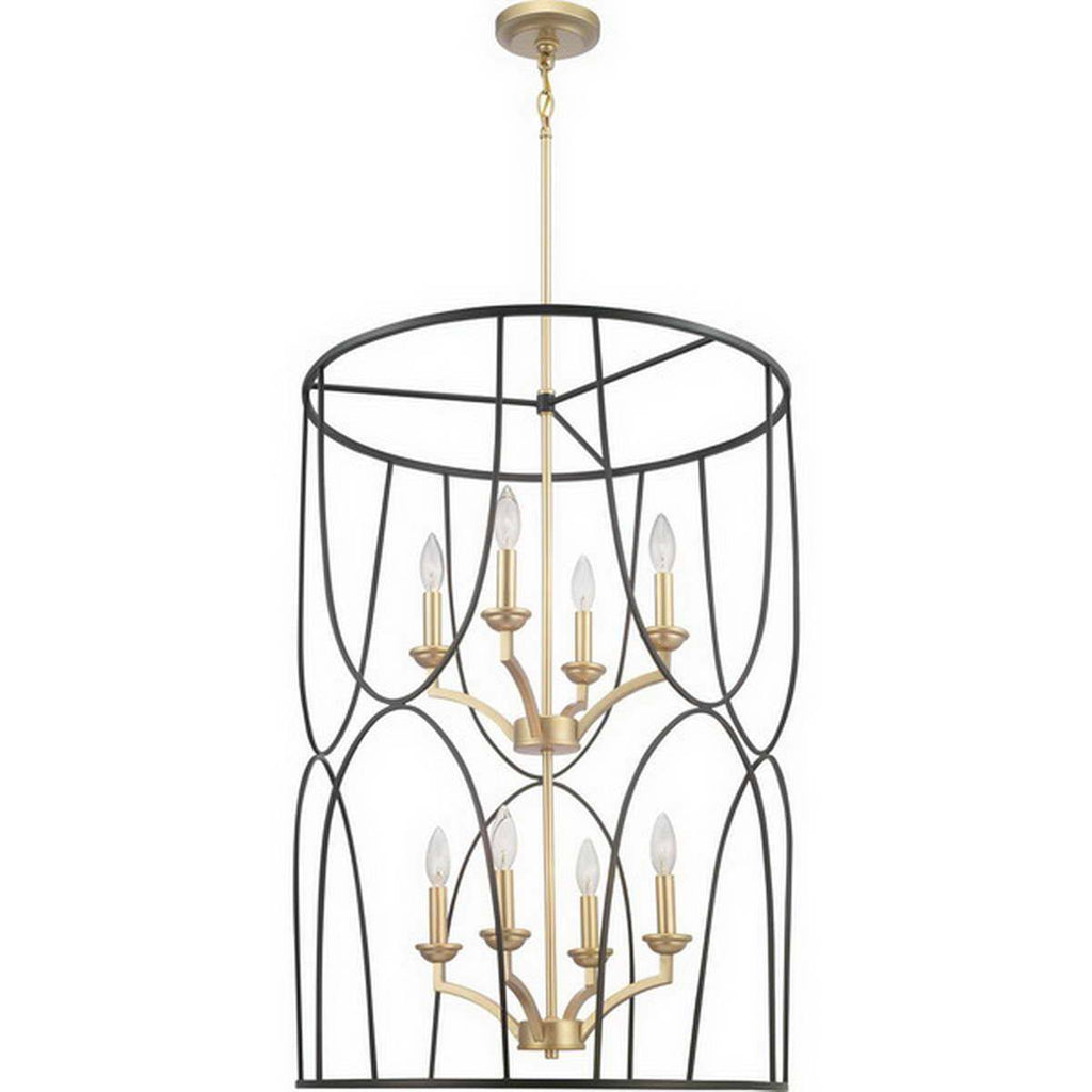 Eight Light Foyer Black R391350