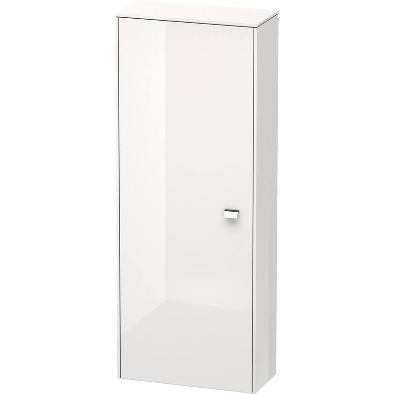 White High Gloss Semi Tall Cabinet U869