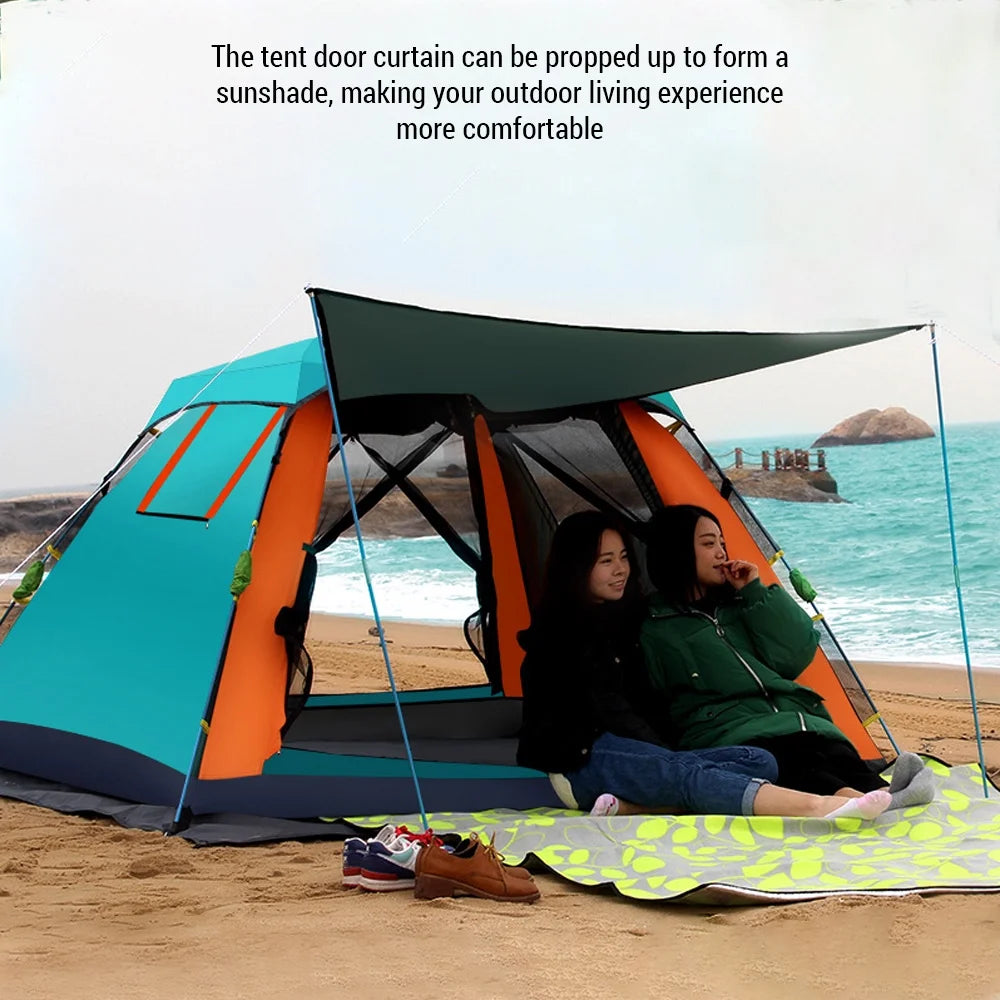 Quick Open Waterproof Camping Tent 3-4 Person G86036