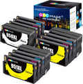 Remanufactured Ink Cartridge Pack of 2 for OfficeJet Pro Printer (Black, Cyan, Magenta, Yellow) H50718