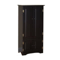 Tall Black Cabinet B844