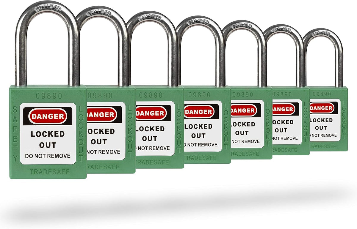 Red Lockout Tagout Padlocks, Pack of 2 T836