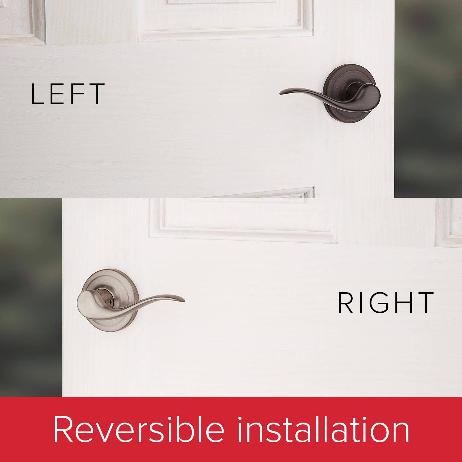 Satin Nickel Handle Only with Tustin Lever A615008