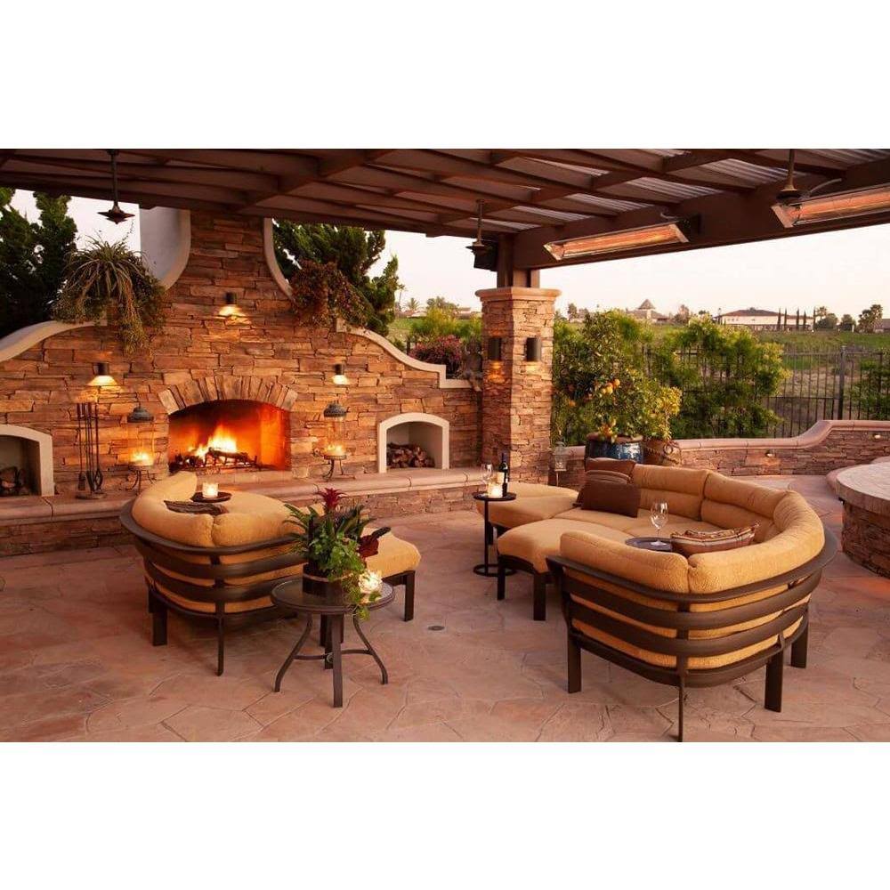 Beige 2000W Electric Infrared Patio Heater T16812