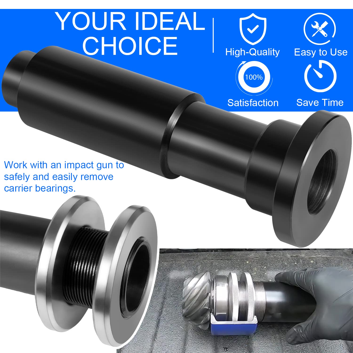 15PCS Differential Carrier Bearing Puller for Dana 30 44 50 60 D2637