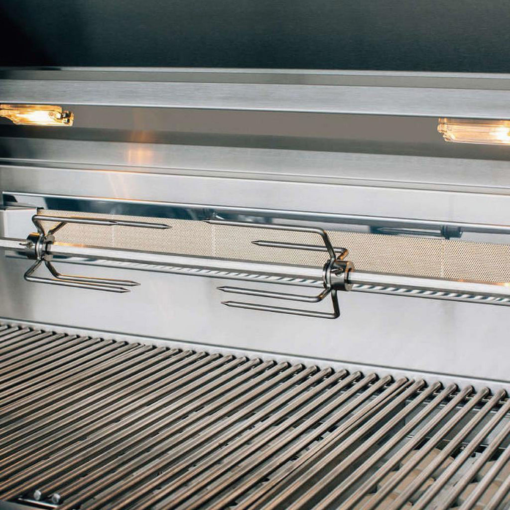 42-Inch 3-Burner Built-In Natural Gas Grill With Stainless Steel Burners & Rotisserie J86036