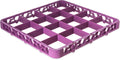 16 Compartment Divided Glass Rack Extender, Lavender, Pack of 2 D64474