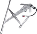 Front Left Driver Side Power Window Regulator with Motor for 1997-2001 Honda CR-V (4 Pins Plug) Pack of 2 D811793