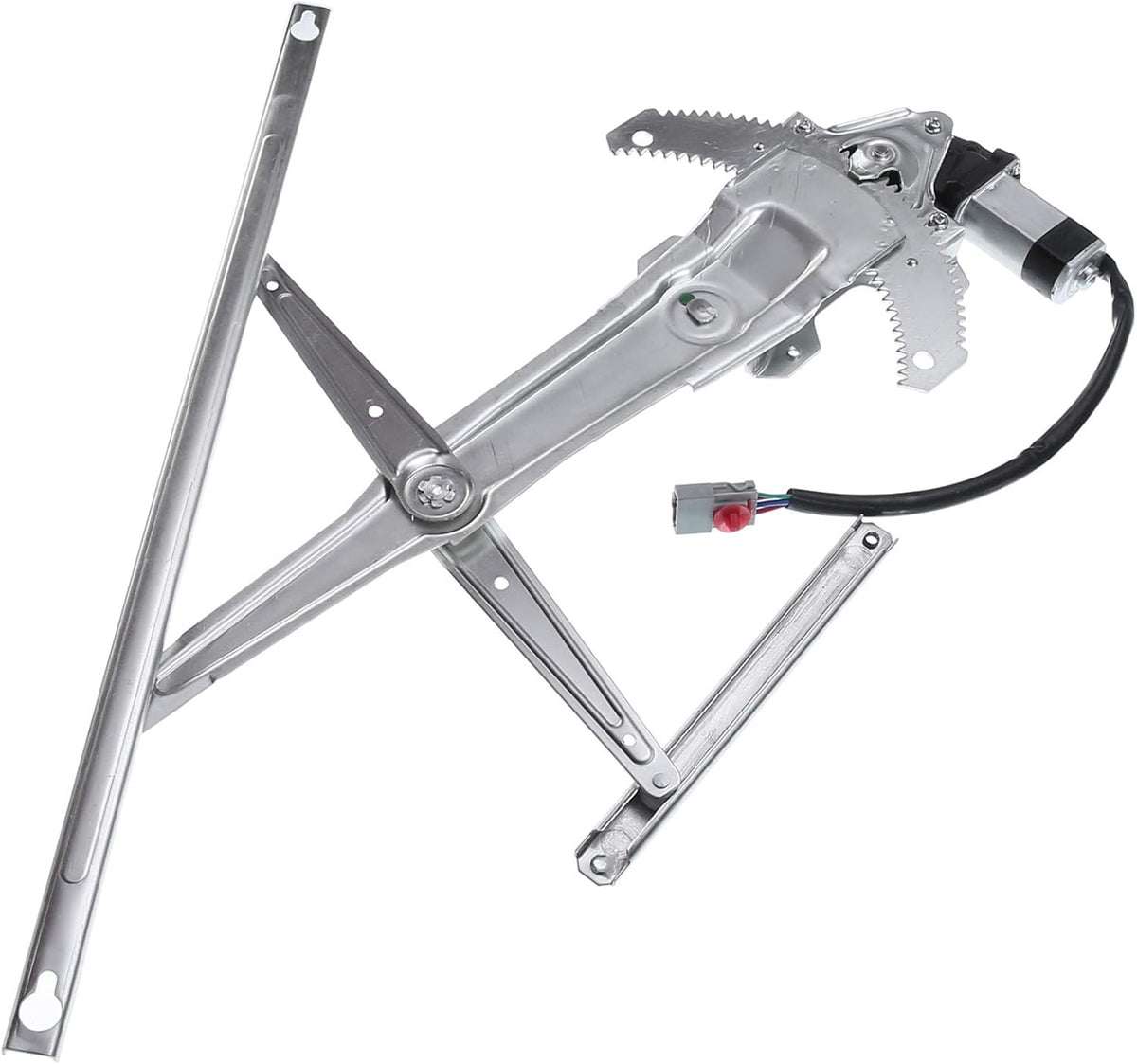 Front Left Driver Side Power Window Regulator with Motor for 1997-2001 Honda CR-V (4 Pins Plug) Pack of 2 D811793