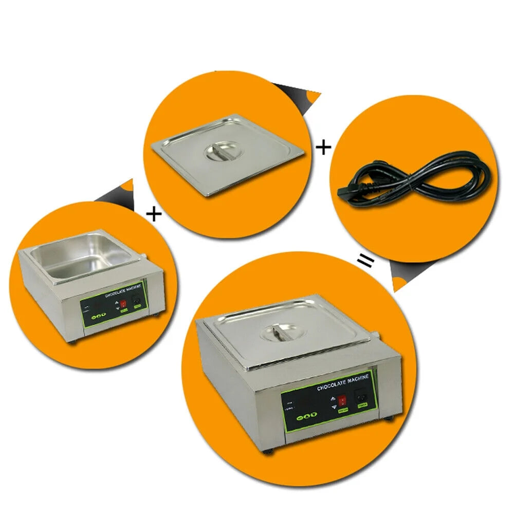 1000W Electric Chocolate Melting Pot Warmer C15861