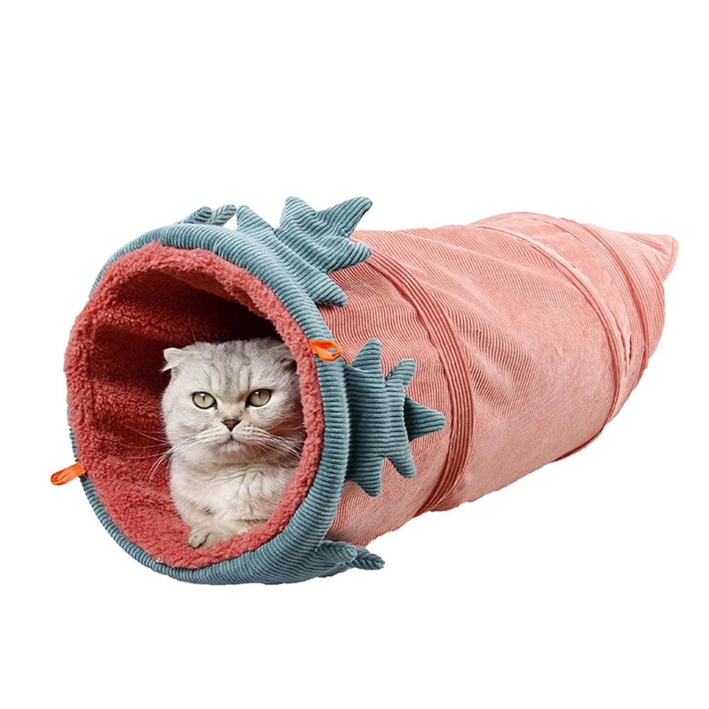 Carrot Hamster Tunnel Tube Toy Y91432