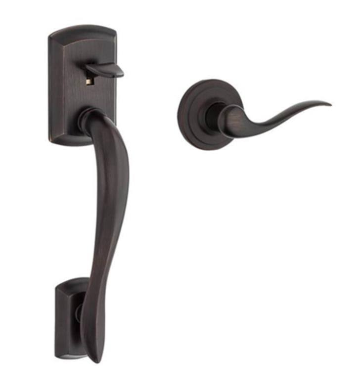 Satin Nickel Handle Only with Tustin Lever A615008
