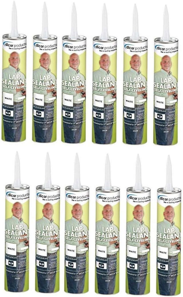 RV Rubber Roof Sealant Self Leveling Caulk, Case of 12 Z149142