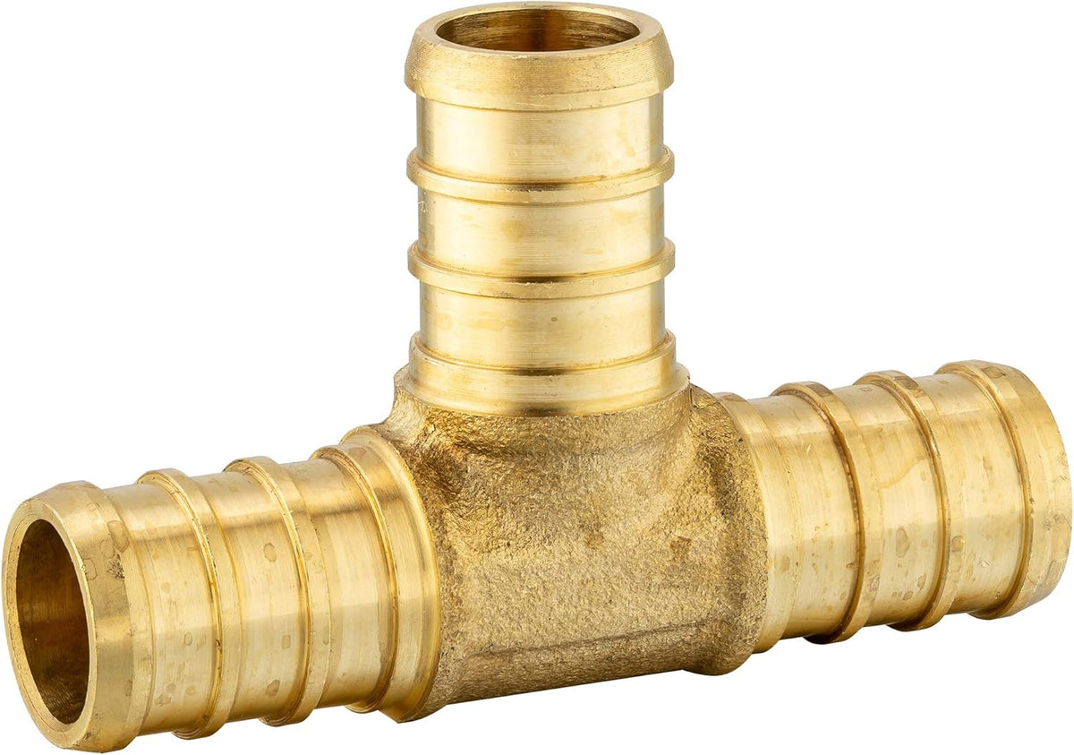 3/4" Pex Fittings Tee Elbow and Coupling, 8 Pieces Each, Lead Free T951789