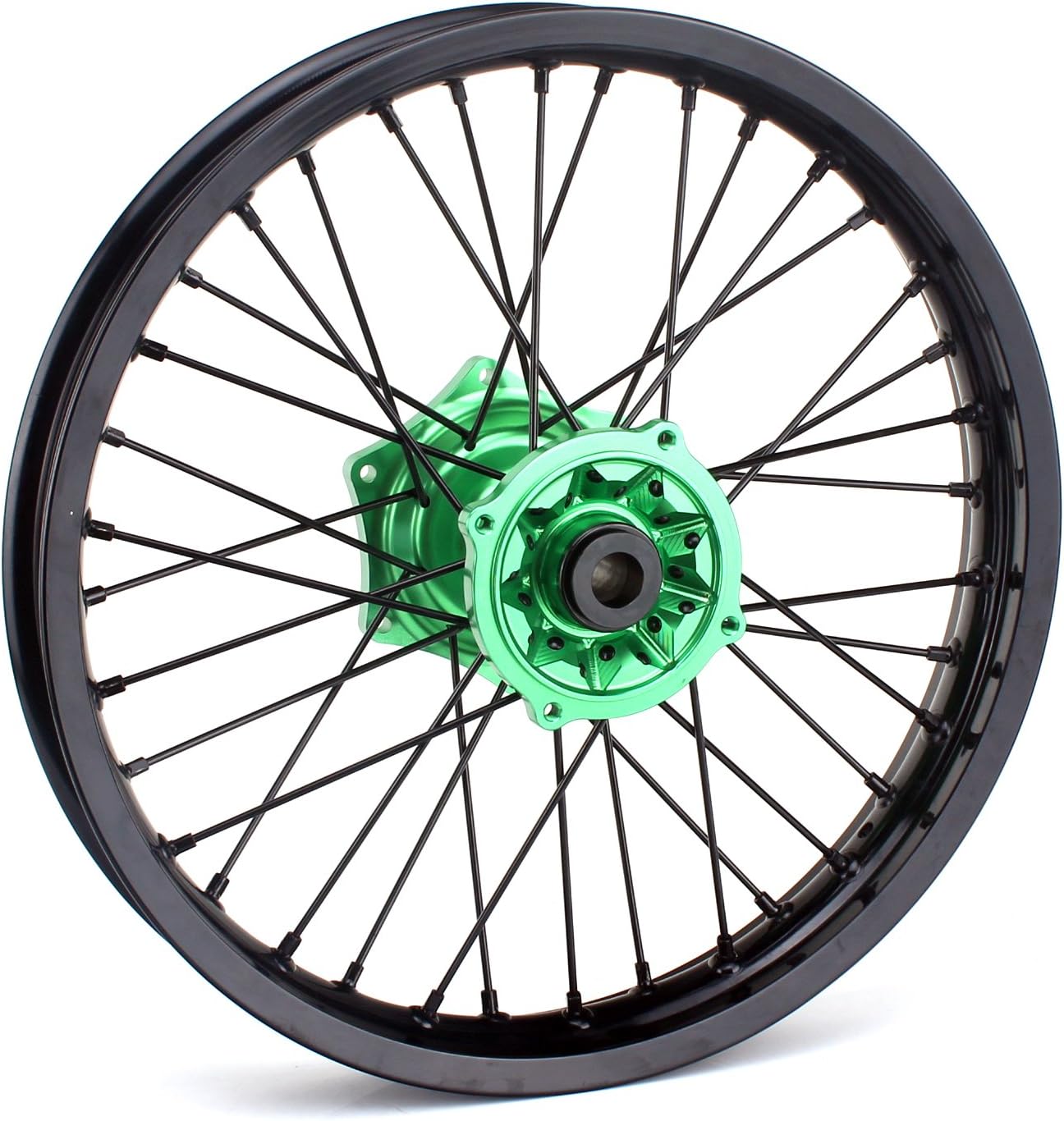 Green Complete Rear Wheel Rim for Kawasaki KX125 KX250 M37390