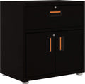 One Drawer Steel Cabinet with 2 Doors W72837