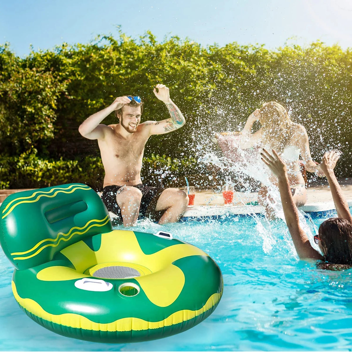Inflatable Pool Float Lounger Chair G1859