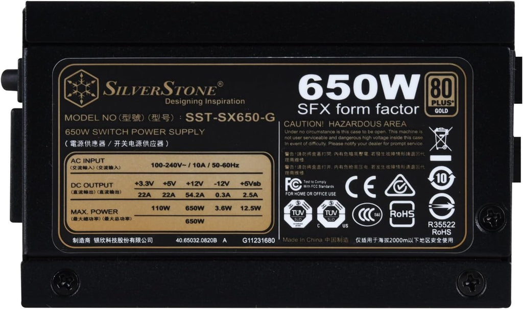 650W SFX 80 Plus Gold Fully Modular PSU H955
