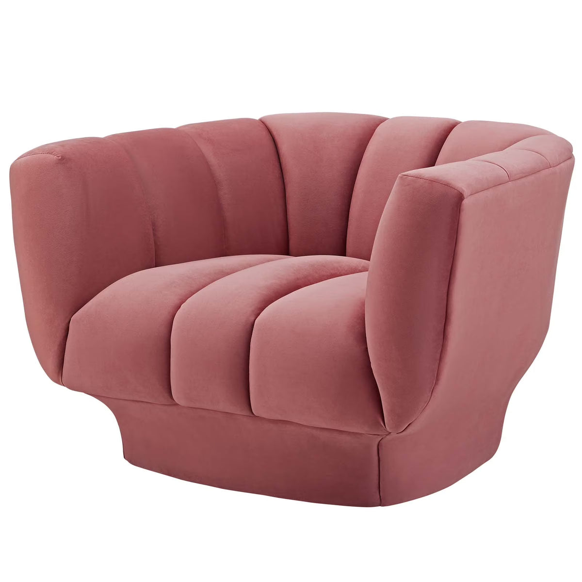 Pink Velvet Accent Side Chair Z879230
