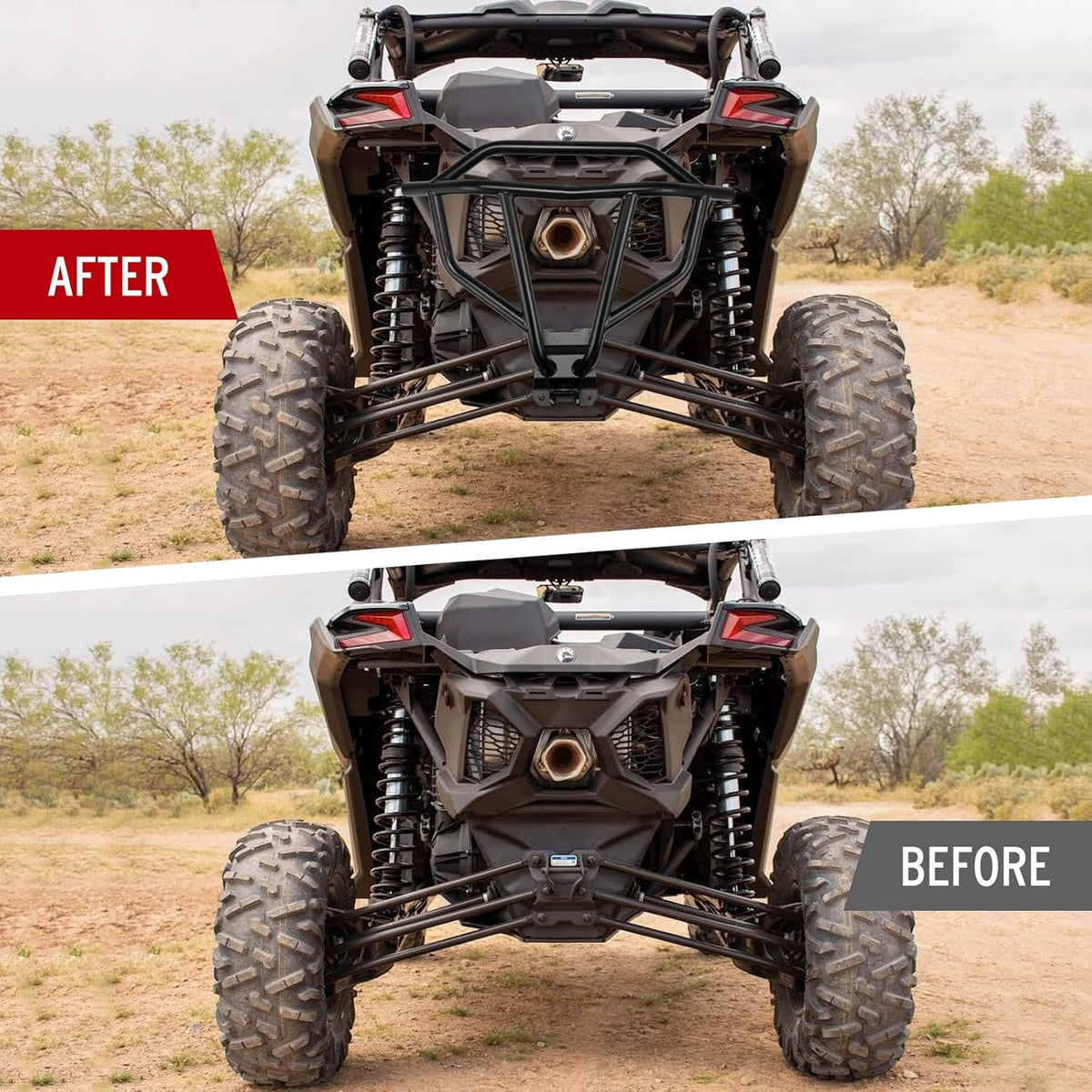 Heavy-duty Steel Tube UTV Rear Bumper Bar H9297