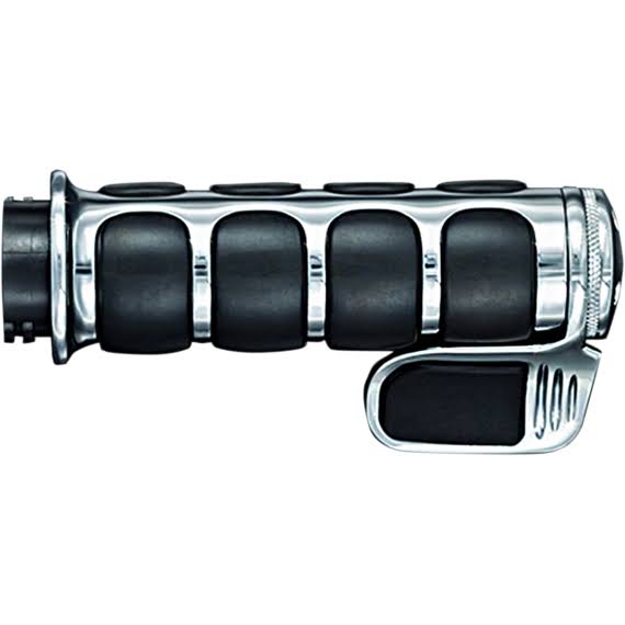 Chrome ISO-grip for Dual Cable Throttle Q632