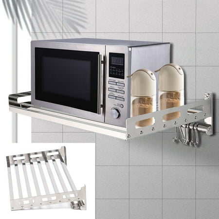 Stainless Steel Wall-Mounted Microwave Oven Rack M154