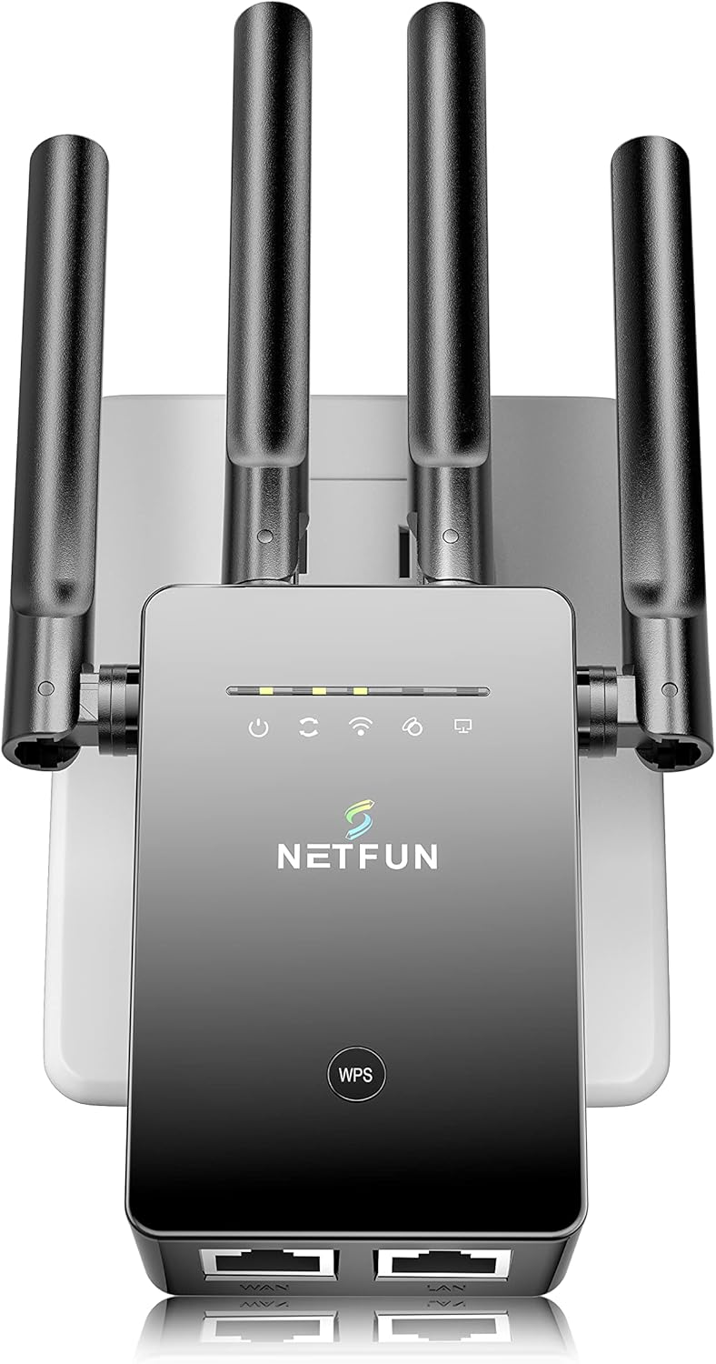 WiFi Extender Wireless Internet Booster with Ethernet Port Pack of 2 O676671